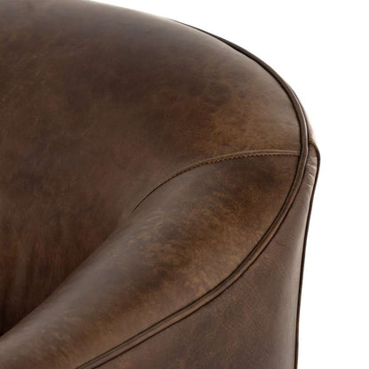 Four Hands - Quinton Swivel Chair - Arvada Cigar - 234930-004 veiw 11