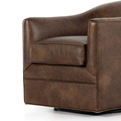Four Hands - Quinton Swivel Chair - Arvada Cigar - 234930-004 veiw 12