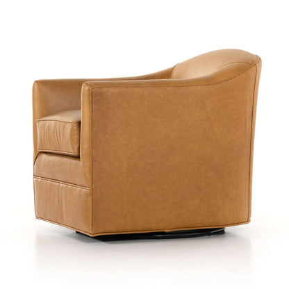 Four Hands - Quinton Swivel Chair - Osorno Camel - 234930-001 veiw 5