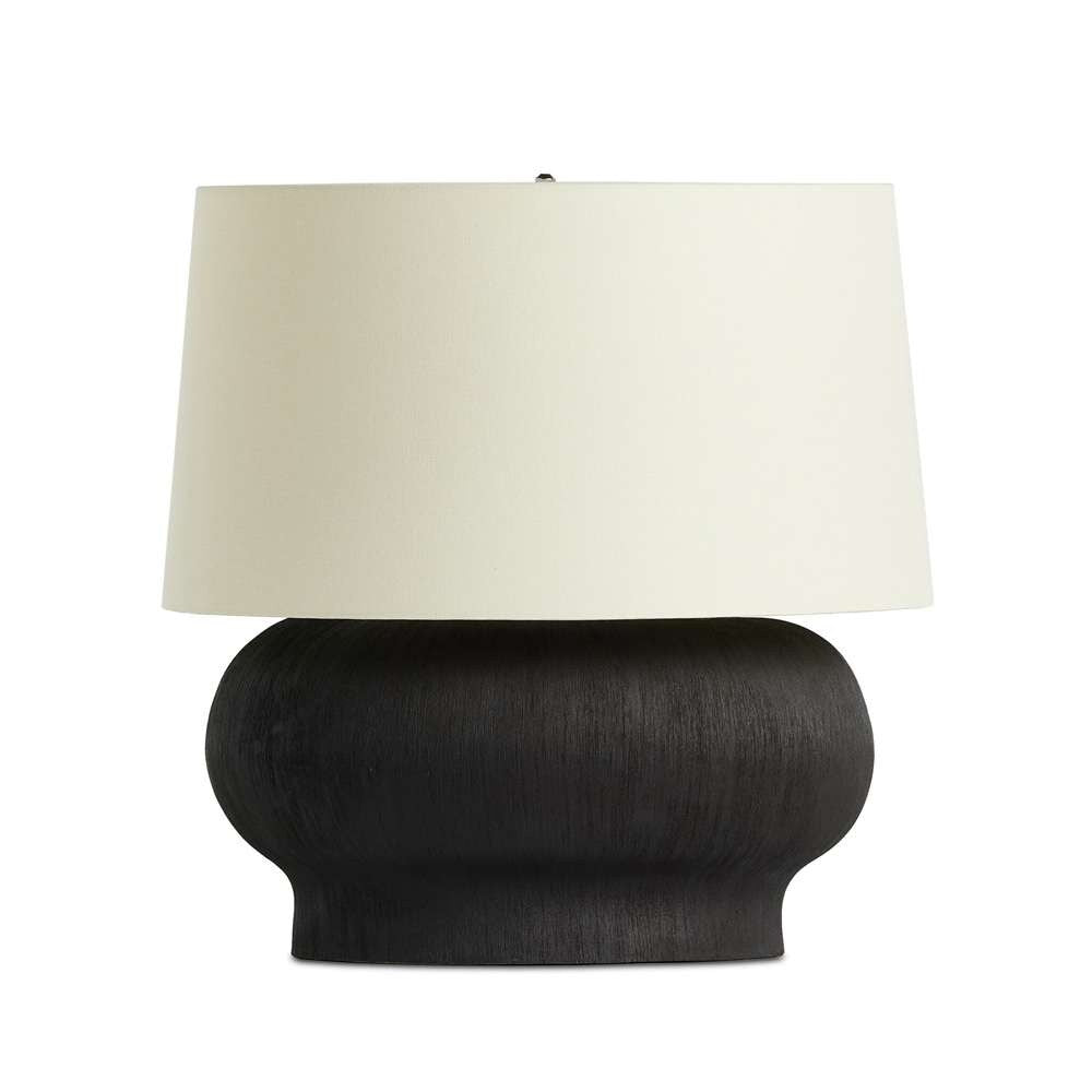 Four Hands - Ryker - Kragen Table Lamp - Textured Matte Black Porcelain Ceramic - 237742-002 veiw 1