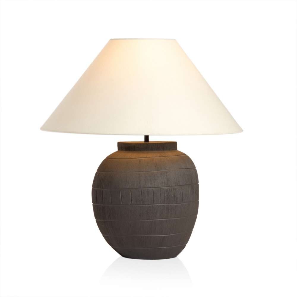 Four Hands - Ryker - Muji Table Lamp - Ivory Linen - 232315-002 veiw 8