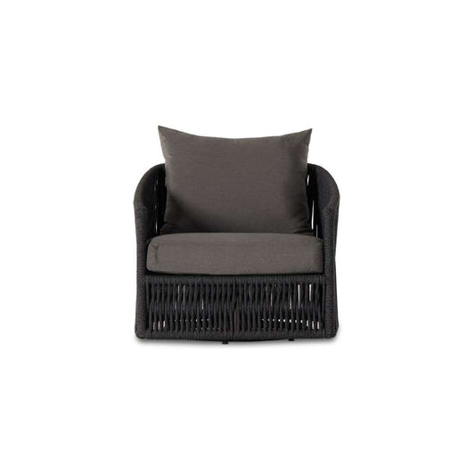 Four Hands - Solano - Porto Outdoor Swivel Chair - Venao Charcoal - 236754-001 veiw 1