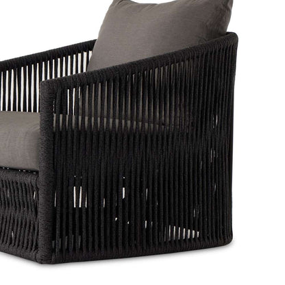 Four Hands - Solano - Porto Outdoor Swivel Chair - Venao Charcoal - 236754-001 veiw 7