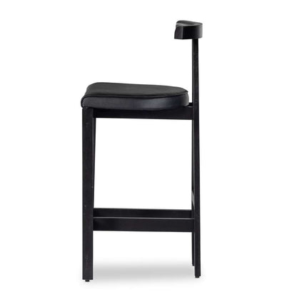 Four Hands - Tex Bar Stool - Black Leather - 225104-004 veiw 4