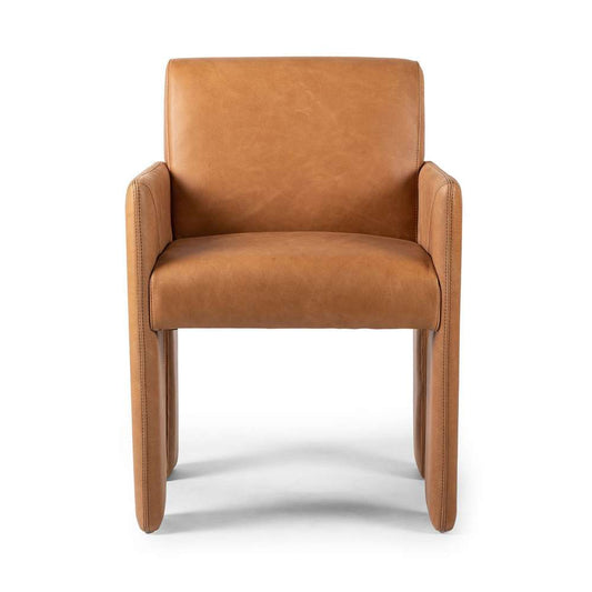 Four Hands - Townsend - Amur Dining Armchair - Palermo Cognac - 237802-002 veiw 1