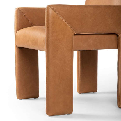 Four Hands - Townsend - Amur Dining Armchair - Palermo Cognac - 237802-002 veiw 6