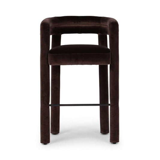 Four Hands - Townsend - Tacova Stool - Surrey Cocoa - Bar - 237719-001 veiw 1
