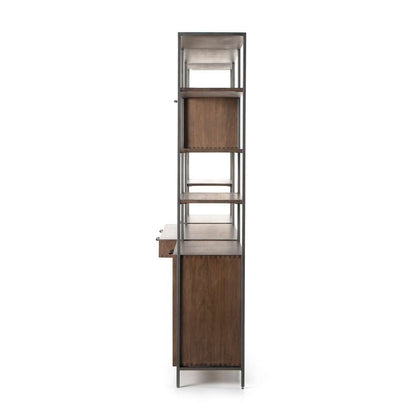 Four Hands - Trey Modular Wall Desk With 2 Bookcases - Auburn Poplar - 228708-002 veiw 6