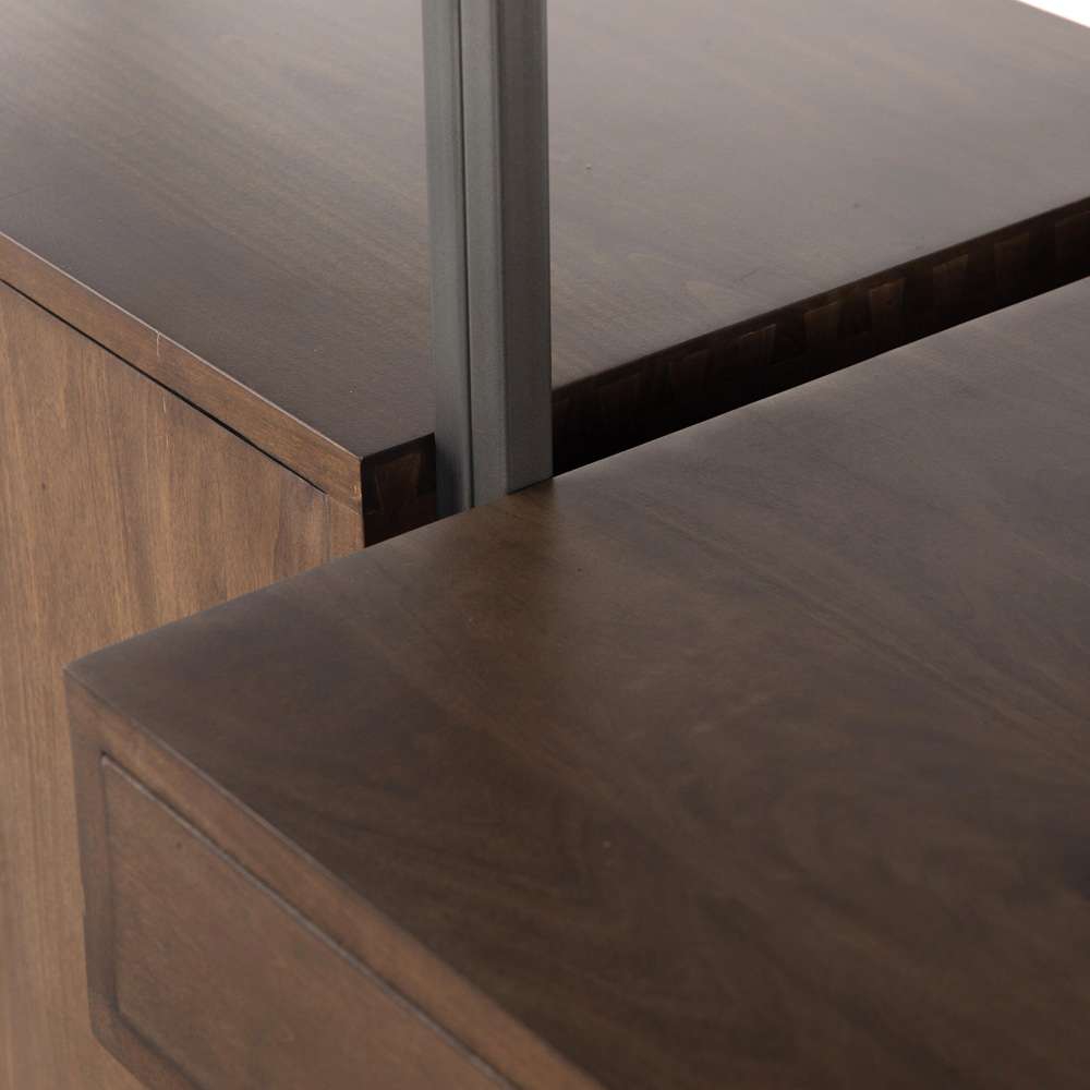 Four Hands - Trey Modular Wall Desk With 2 Bookcases - Auburn Poplar - 228708-002 veiw 11