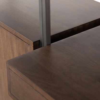 Four Hands - Trey Modular Wall Desk With 2 Bookcases - Auburn Poplar - 228708-002 veiw 11