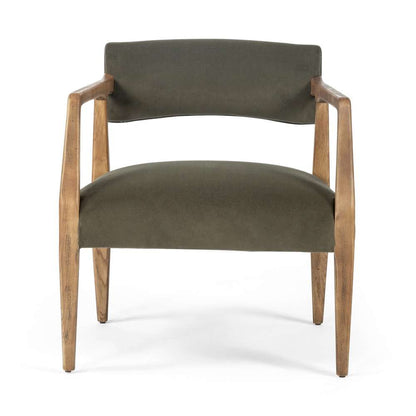 Four Hands - Tyler Armchair - Modern Velvet Loden - 105581-010 veiw 2