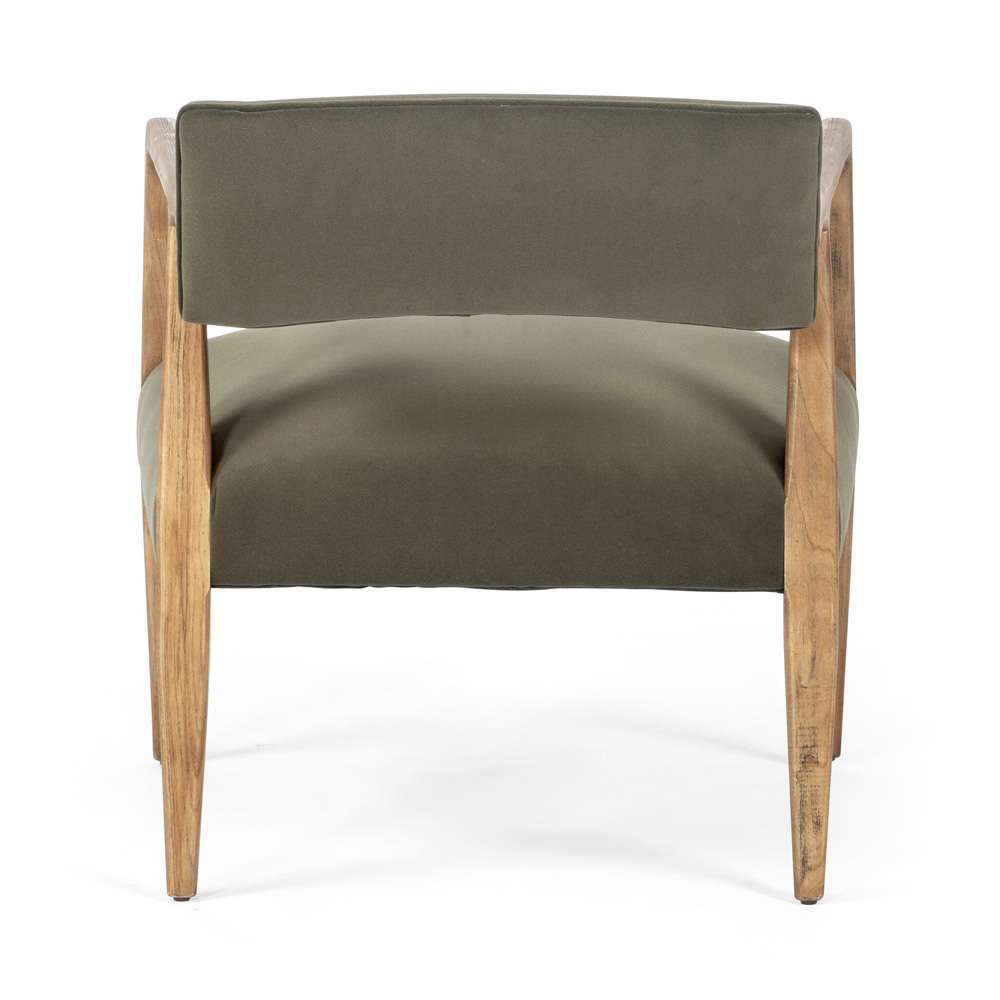 Four Hands - Tyler Armchair - Modern Velvet Loden - 105581-010 veiw 3