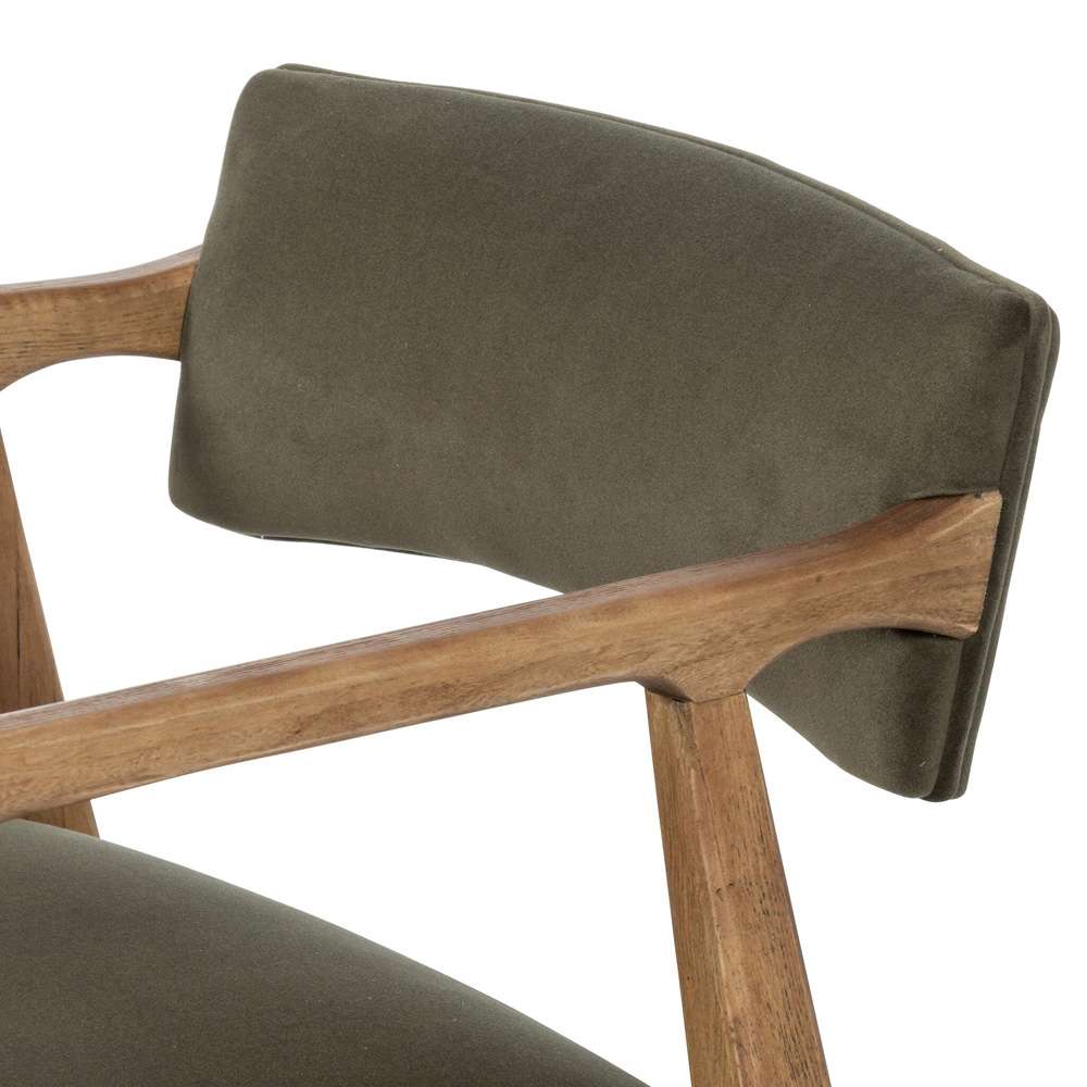 Four Hands - Tyler Armchair - Modern Velvet Loden - 105581-010 veiw 5