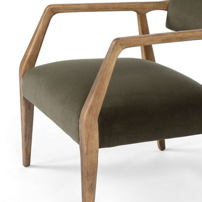 Four Hands - Tyler Armchair - Modern Velvet Loden - 105581-010 veiw 6