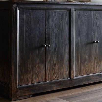 Four Hands - Van Thiel - It Takes An Hour Sideboard - 122in - Black - 242172-001 veiw 4