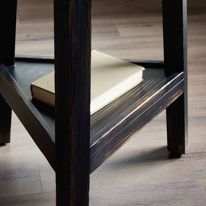 Four Hands - Van Thiel - Kickapoo River Cricket Table - Dstrssd Black - 238730-002 veiw 4