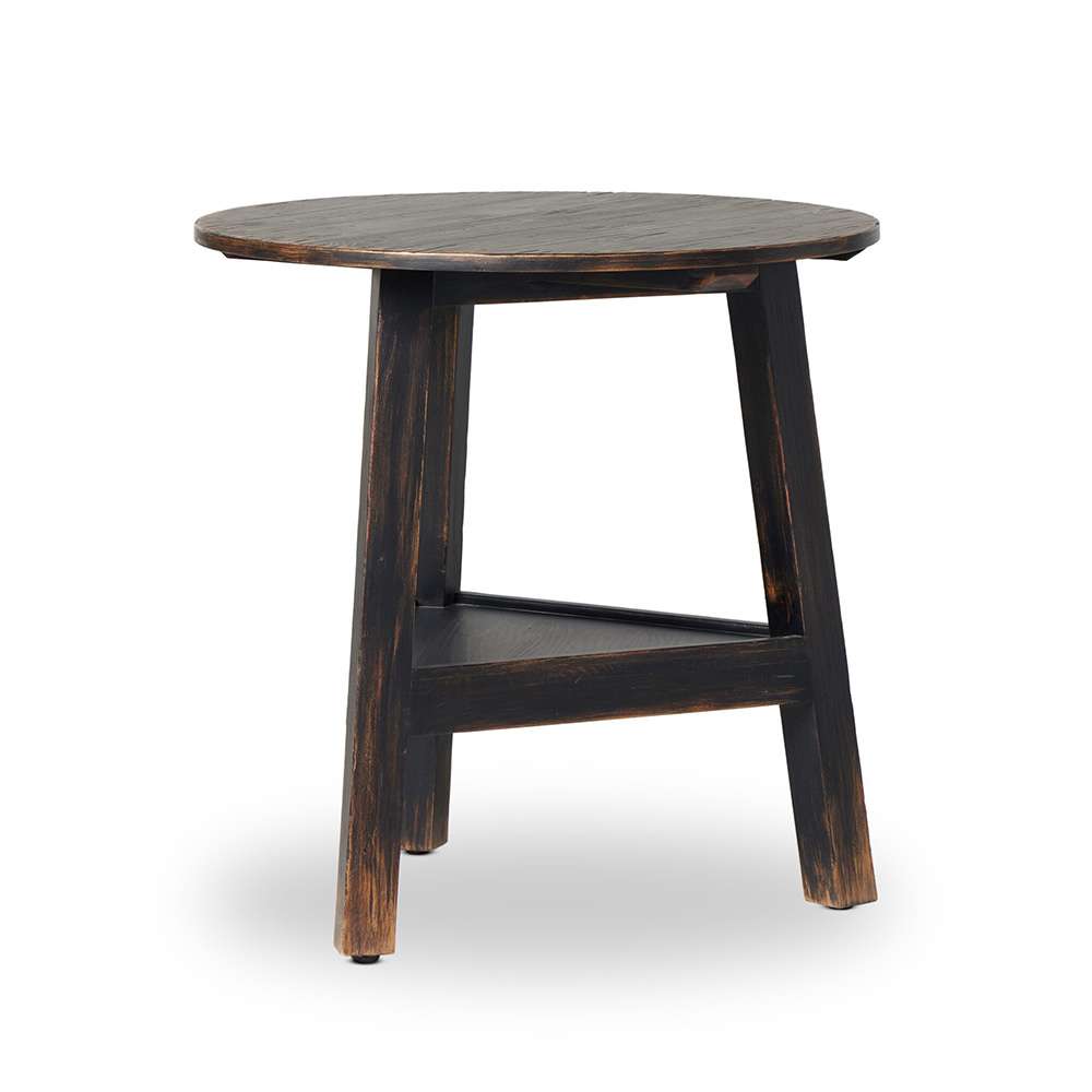 Four Hands - Van Thiel - Kickapoo River Cricket Table - Dstrssd Black - 238730-002 veiw 12