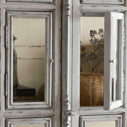 Four Hands - Van Thiel - The inYou Will Need A Lot Of Hingesin Cabinet - Distressed Grey Blue Veneer - 238292-002 veiw 4