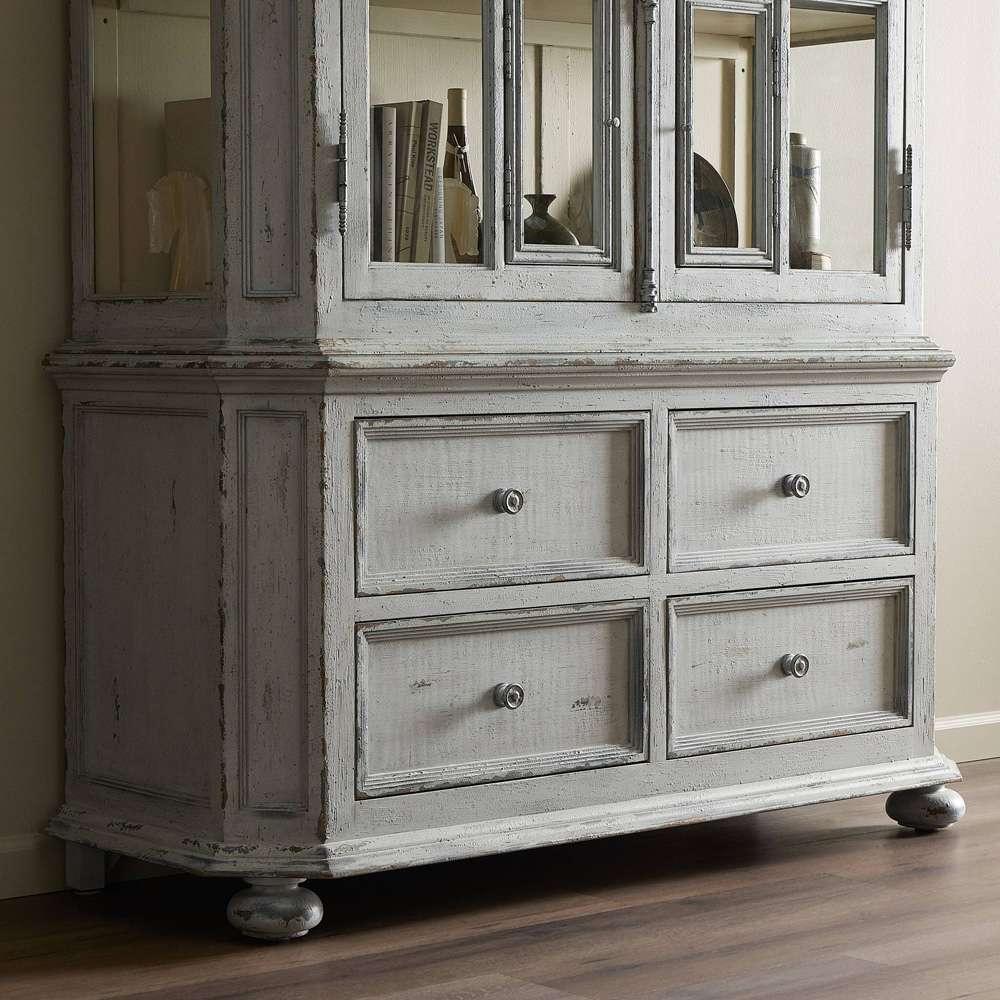 Four Hands - Van Thiel - The inYou Will Need A Lot Of Hingesin Cabinet - Distressed Grey Blue Veneer - 238292-002 veiw 6