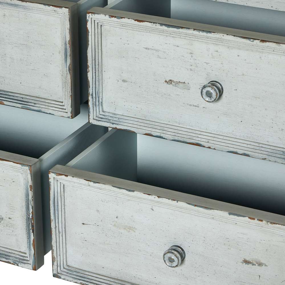 Four Hands - Van Thiel - The inYou Will Need A Lot Of Hingesin Cabinet - Distressed Grey Blue Veneer - 238292-002 veiw 10