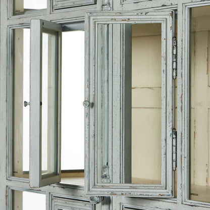 Four Hands - Van Thiel - The inYou Will Need A Lot Of Hingesin Cabinet - Distressed Grey Blue Veneer - 238292-002 veiw 11