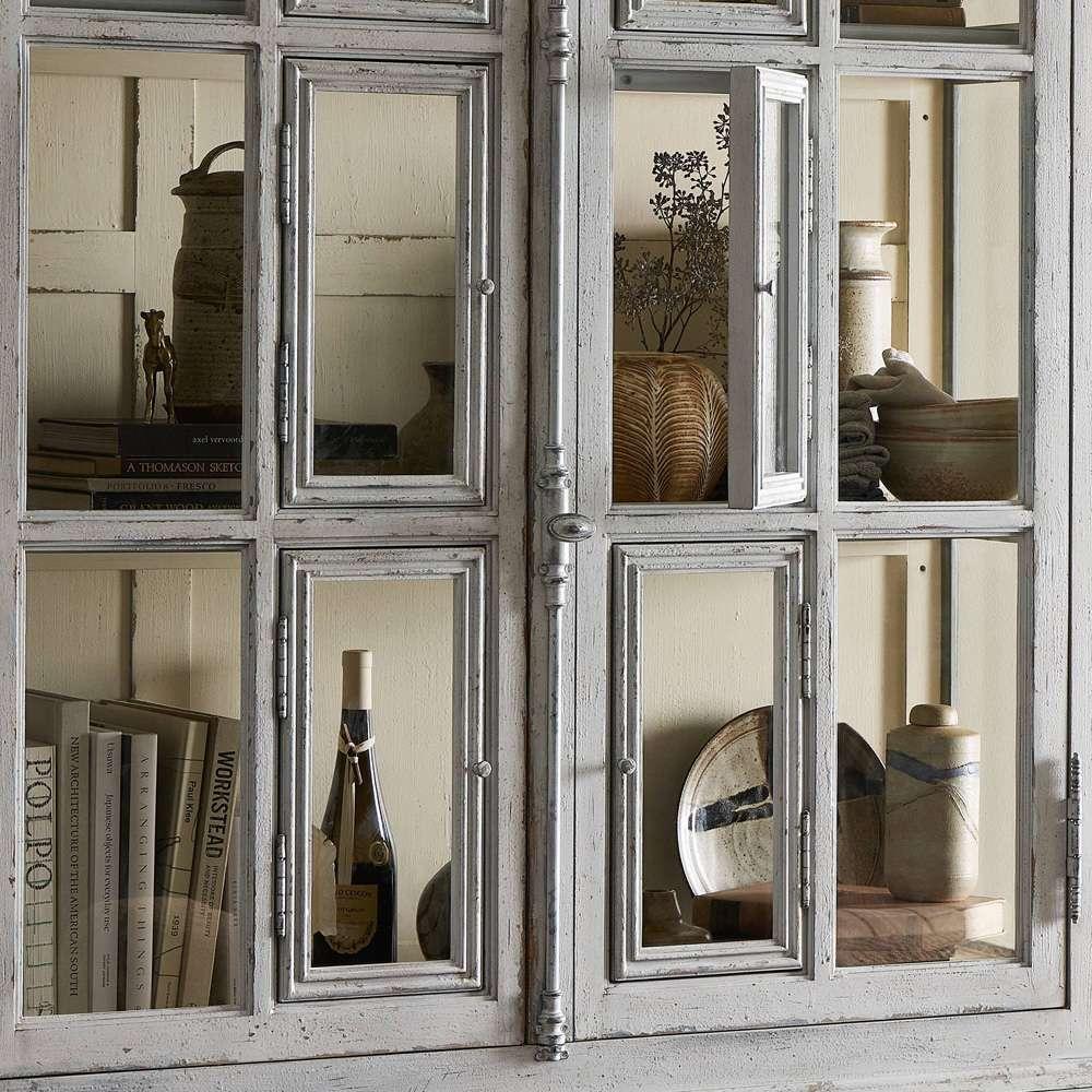 Four Hands - Van Thiel - The inYou Will Need A Lot Of Hingesin Cabinet - Distressed Grey Blue Veneer - 238292-002 veiw 12