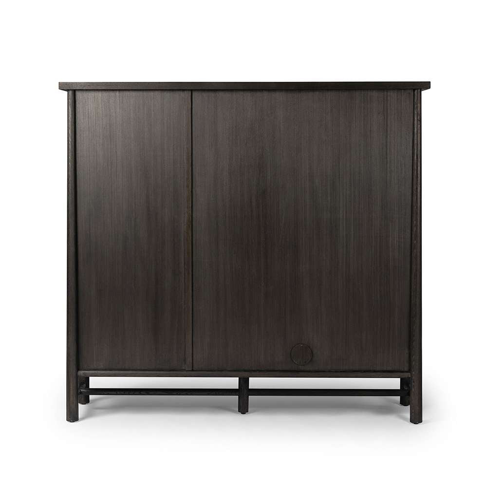 Four Hands - Wells - Renaud 3 - Door Cabinet - Charcoal Oak Veneer - 241761-002 veiw 2