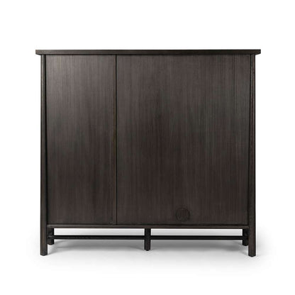 Four Hands - Wells - Renaud 3 - Door Cabinet - Charcoal Oak Veneer - 241761-002 veiw 2