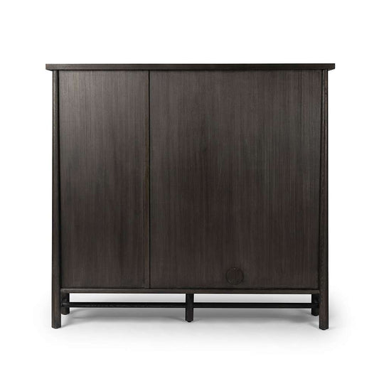 Four Hands - Wells - Renaud 3 - Door Cabinet - Charcoal Oak Veneer - 241761-002 veiw 2