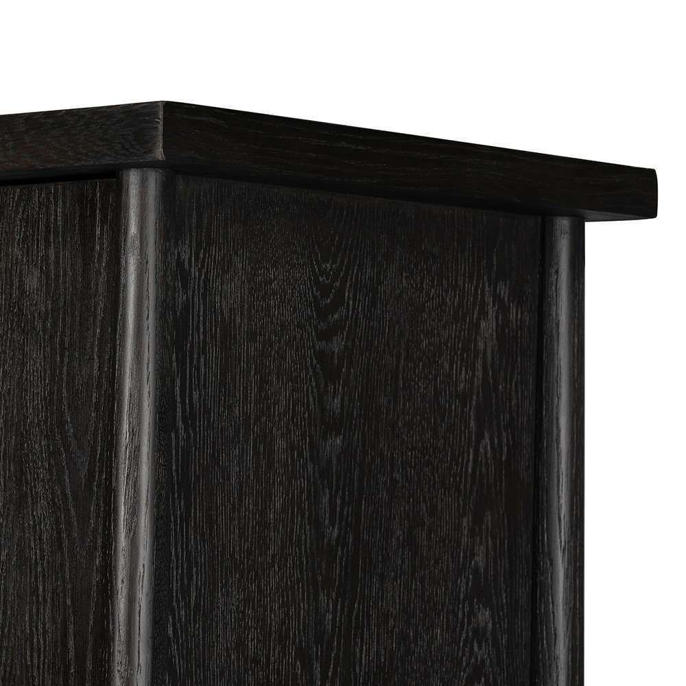 Four Hands - Wells - Renaud 3 - Door Cabinet - Charcoal Oak Veneer - 241761-002 veiw 9