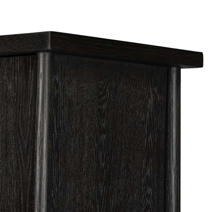 Four Hands - Wells - Renaud 3 - Door Cabinet - Charcoal Oak Veneer - 241761-002 veiw 9