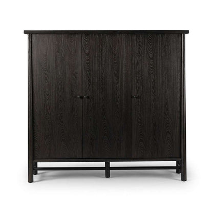 Four Hands - Wells - Renaud 3 - Door Cabinet - Charcoal Oak Veneer - 241761-002 veiw 10