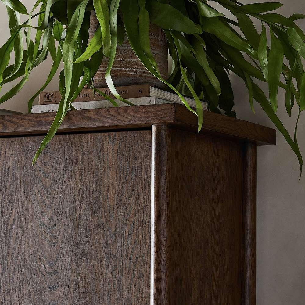 Four Hands - Wells - Renaud 3 - Door Cabinet - Dark Toasted Oak Veneer - 241761-001 veiw 12