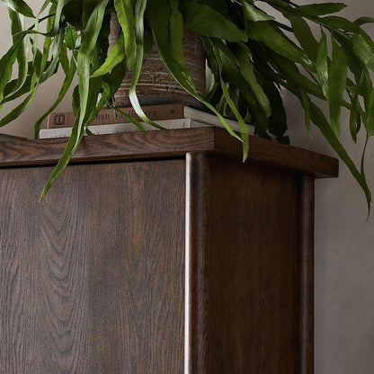 Four Hands - Wells - Renaud 3 - Door Cabinet - Dark Toasted Oak Veneer - 241761-001 veiw 12