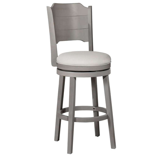 Hillsdale Furniture - Clarion Wood Bar Height Swivel Stool, Distressed Gray - 4541-830 veiw 1