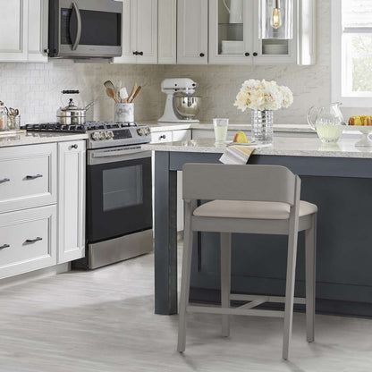 Hillsdale Furniture - Dresden Wood Counter Height Stool, Distressed Gray - 5039-828 veiw 3