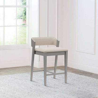 Hillsdale Furniture - Dresden Wood Counter Height Stool, Distressed Gray - 5039-828 veiw 4
