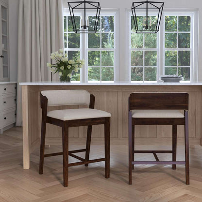 Hillsdale Furniture - Dresden Wood Counter Height Stool, Walnut - 5039-826 veiw 4