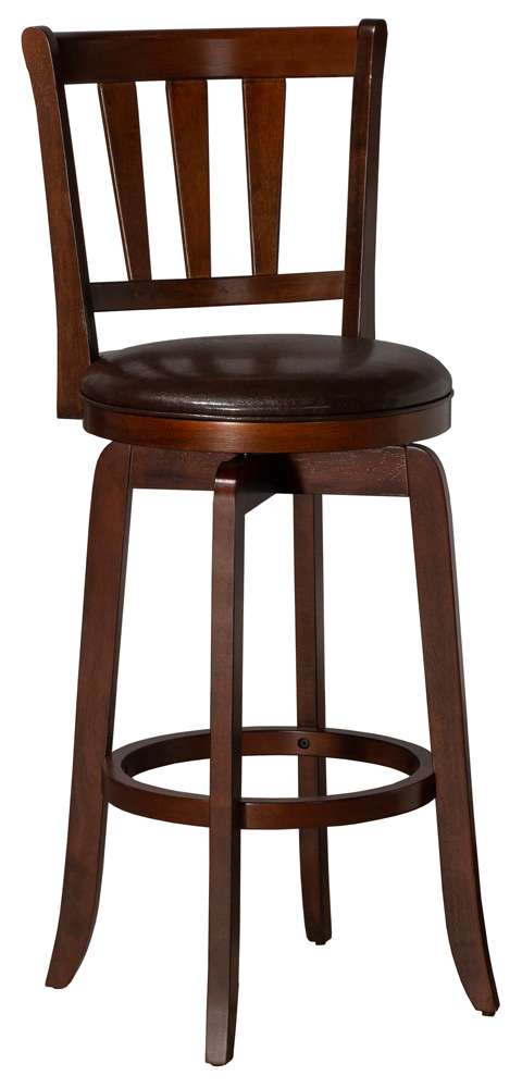 Hillsdale Furniture - Presque Isle Wood Bar Height Swivel Stool, Cherry - 4478-831 veiw 1