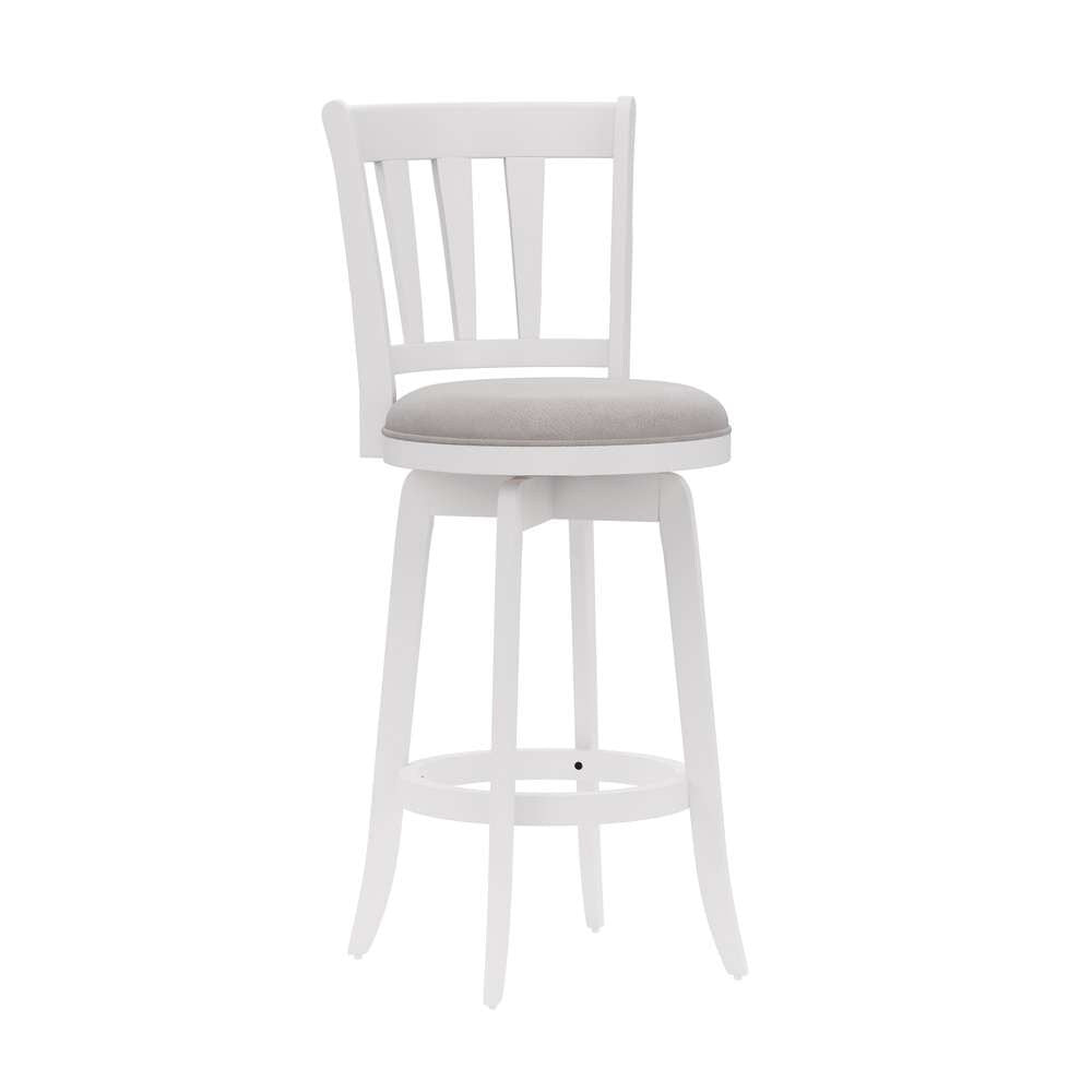 Hillsdale Furniture - Presque Isle Wood Bar Height Swivel Stool, White - 4478-832 veiw 1