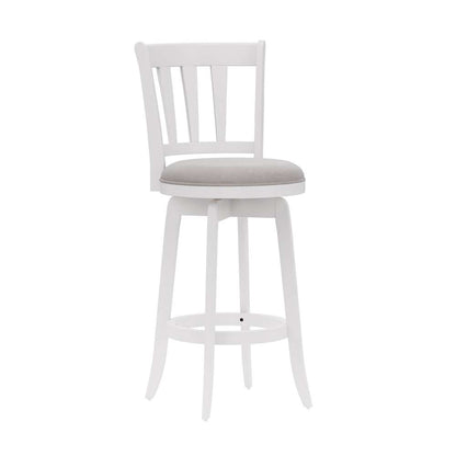 Hillsdale Furniture - Presque Isle Wood Bar Height Swivel Stool, White - 4478-832 veiw 1