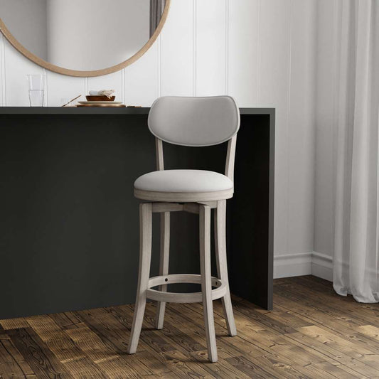 Hillsdale Furniture - Sloan Wood Bar Height Swivel Stool, Aged Gray - 4037-832 veiw 2