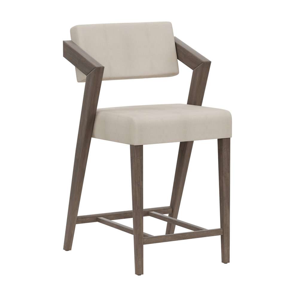 Hillsdale Furniture - Snyder Wood Counter Height Stool, Aged Gray - 4708-826 veiw 1