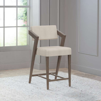 Hillsdale Furniture - Snyder Wood Counter Height Stool, Aged Gray - 4708-826 veiw 3