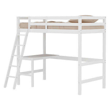 Hillsdale Kids and Teen - Caspian Wood Twin Loft Bed, White - 2179-320 veiw 1