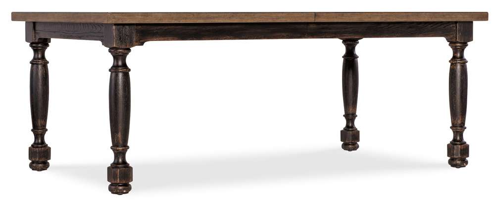Hooker Furniture - Americana Leg Dining Table w/1-22in leaf - 7050-75200-89 veiw 1