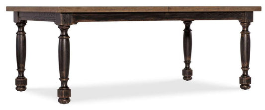 Hooker Furniture - Americana Leg Dining Table w/1-22in leaf - 7050-75200-89 veiw 1