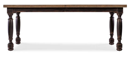 Hooker Furniture - Americana Leg Dining Table w/1-22in leaf - 7050-75200-89 veiw 3