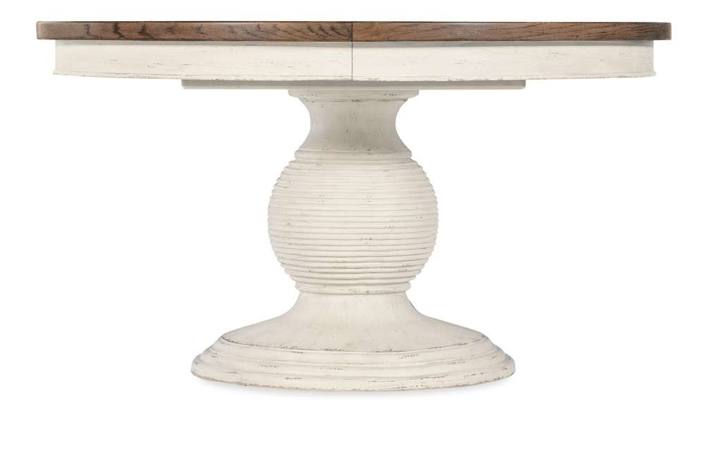 Hooker Furniture - Americana Round Pedestal Dining Table w/1-22in leaf - 7050-75203-02 veiw 3