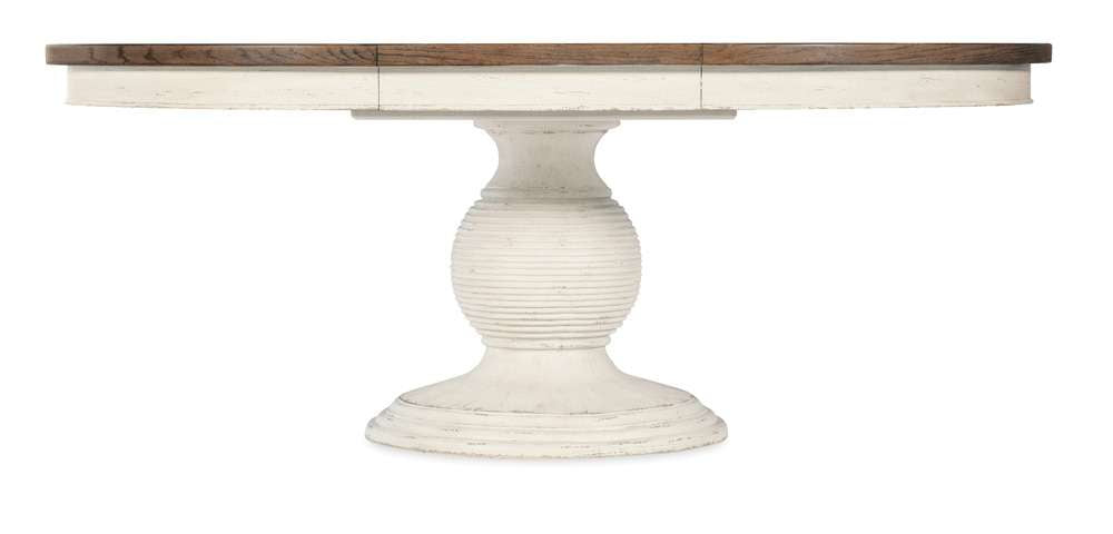 Hooker Furniture - Americana Round Pedestal Dining Table w/1-22in leaf - 7050-75203-02 veiw 4
